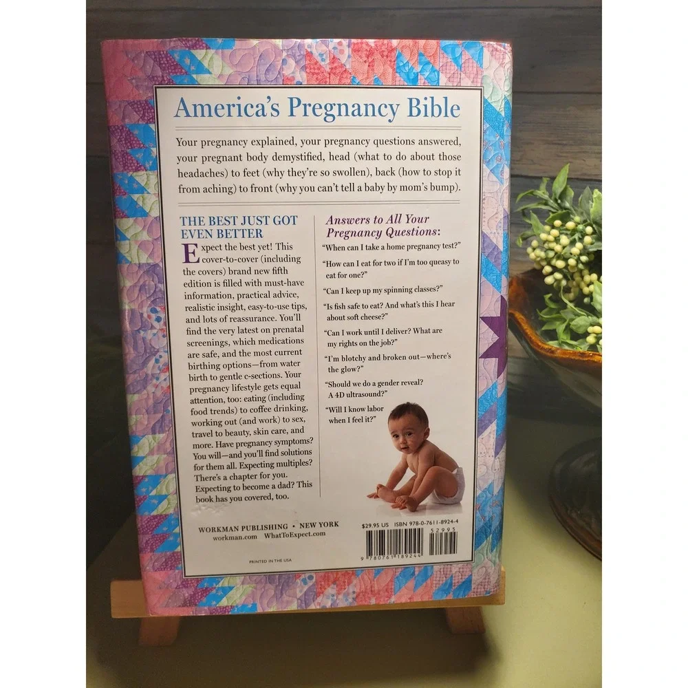 😎What to Expect When Youre Expecting‎ 5th Edition Pregnancy Book Heidi Murkoff